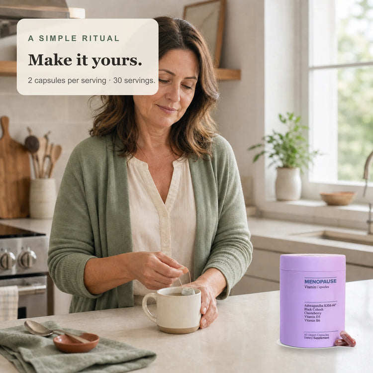 Why Naveya: disclosed amounts, no proprietary blend, no hormones, and a 60-day promise